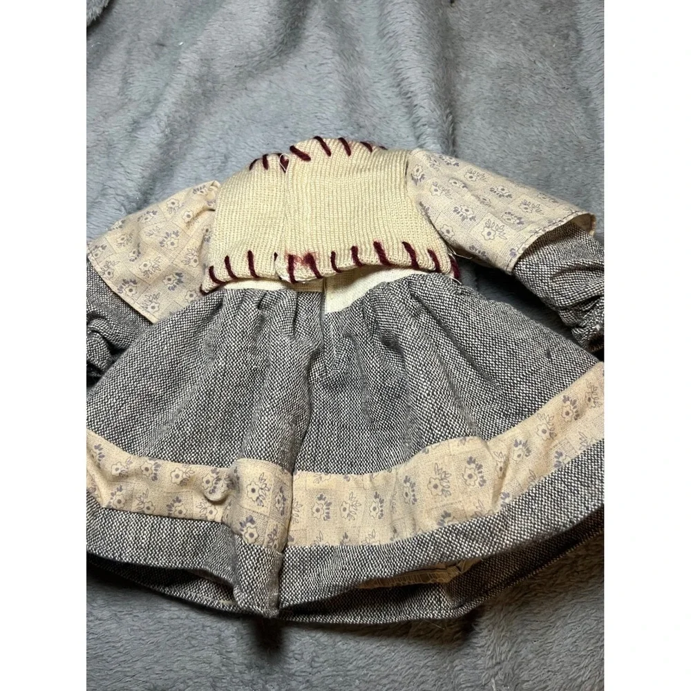 Handmade Pioneer Prairie Doll Outfit Dress Pants Boots Fits 18 In American Girl